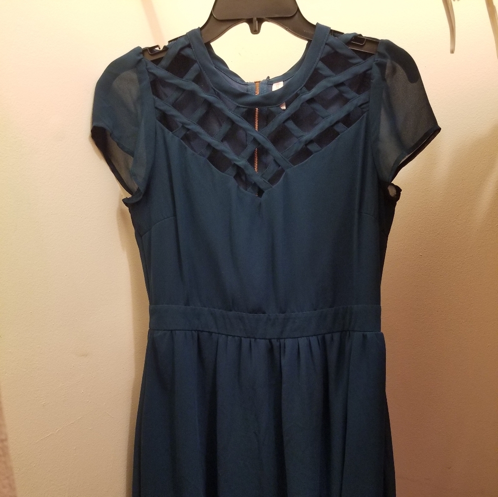 Dark Seafoam Green Dress